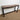 Rustic Timber Top Console with Metal Legs
