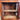 Antique Meat Hutch Cabinet with Zinc Sides