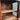 Antique Meat Hutch Cabinet with Zinc Sides