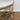 Large Golden Round Mirrored Side Table