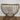 Round Gold Side Table with Hourglass Shape