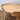 Beech Timber Round Side Table with Tripod Leg Base