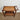 Antique Oak Tea Trolley with Removable Tray
