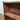 Vintage Low Maple Bookcase