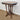 Timber Side Table with Green Trim