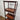 Antique Chinese Elm Shelf Stand with Bronze Handles
