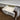French Provincial Desk in Grey with White Trim
