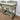 Set of 2 Bespoke Bedside Tables Hand-Painted in Olive Green Annie Sloan Chalk Paint