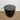 Heavy Natural Log Timber Side Table with Black Wash