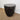 Heavy Natural Log Timber Side Table with Black Wash