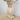Carved Timber Table Lamp with Cream Shade