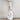 Vintage Carved Alabaster Table Lamp with Floral Etchings