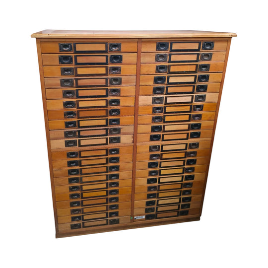 Rare c.1920s 40-Drawer Entomology Cabinet – Attributed Huon Pine