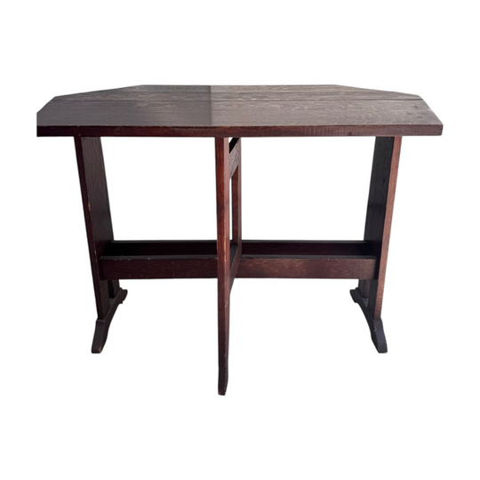 Table Vintage Drop Side Gateleg Timber Dining or Hallway Extendable