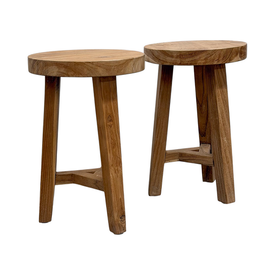 Round Wooden Stool