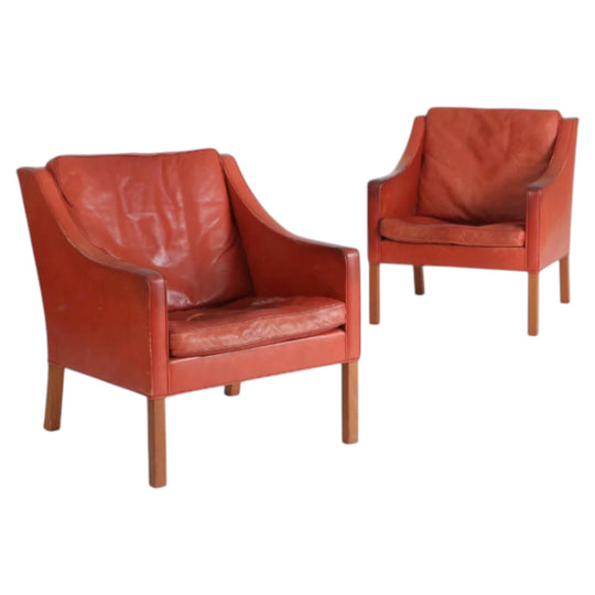 Børge Mogensen: A pair of easy chairs