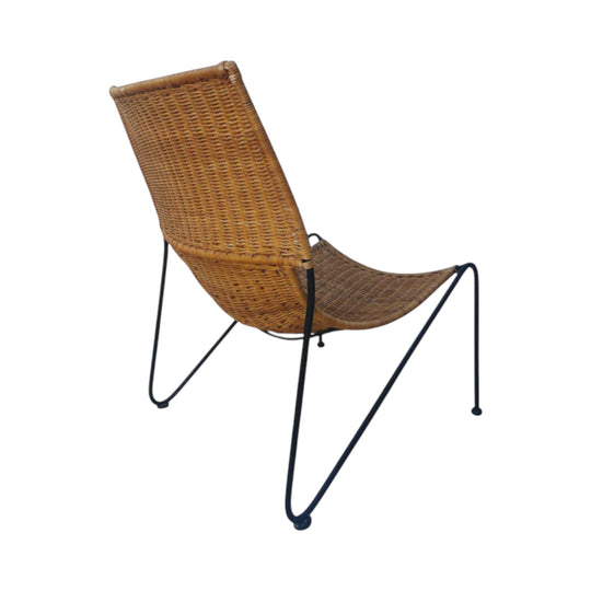 Vintage Wicker Lounger