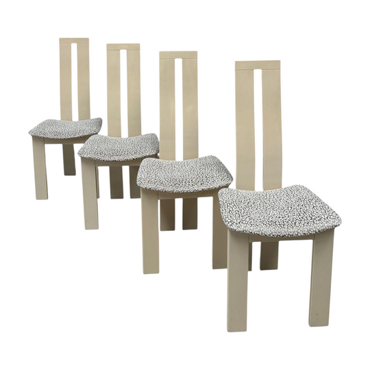 Pietro Costantini Dining Chairs Italy 1980s (set of four)