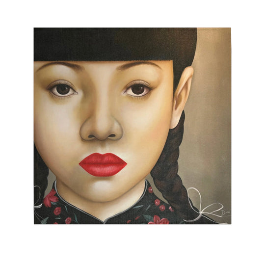 Painting of an oriental girl - ICA25003
