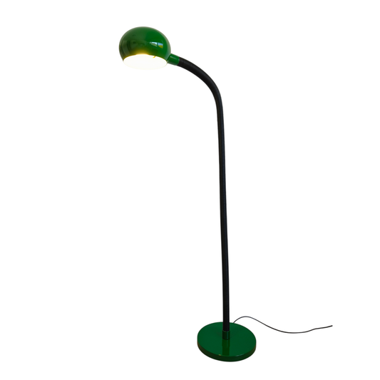 Refurbished MCM Retro Gooseneck Floor Lamp