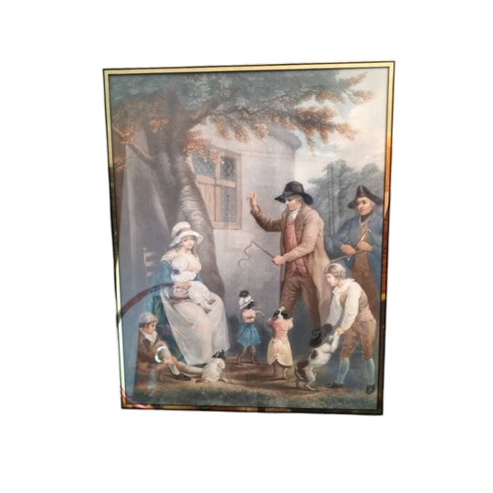 Original Mezzotint by Thomas G Appleton framed under glass by Henry Graves & Co / Antique Collectable published 1910 London