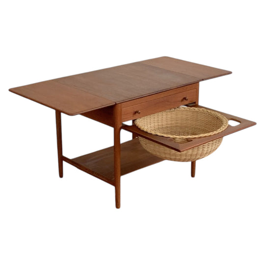 Hans Wegner for Andreas Tuck AT-33 Teak Sewing Table