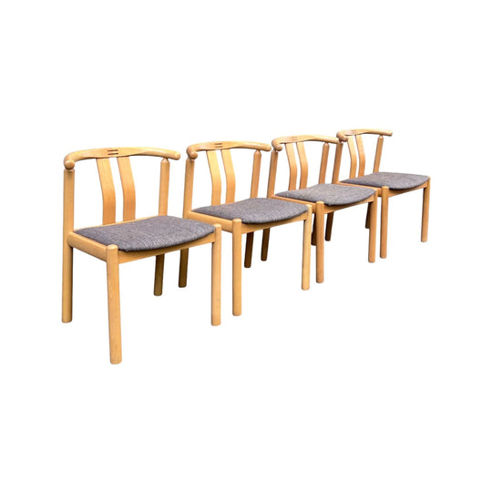4 x Danish Dining Chairs by Boltinge Stolefabrik