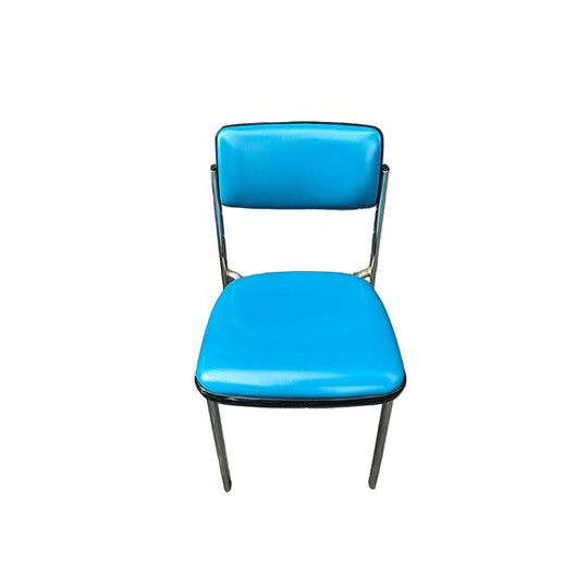 Vintage Electric Blue Sebel Optima Stackable Chair