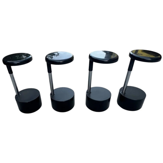 4x Adjustable Stools - Roberto Lucci & Paolo Orlandini for Velca Legnano