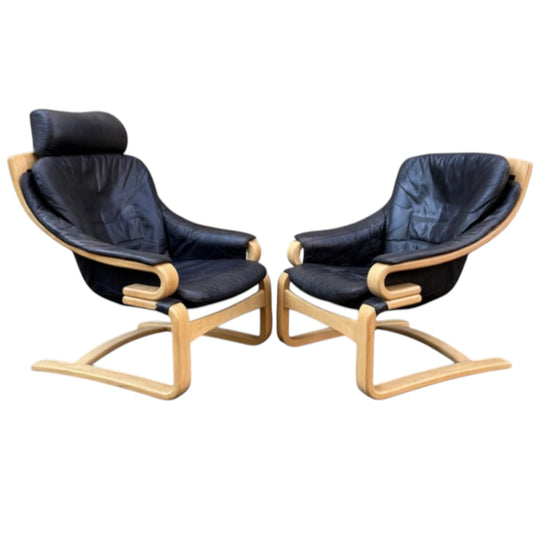 Pair of Danish Skippers Mobler armchairs