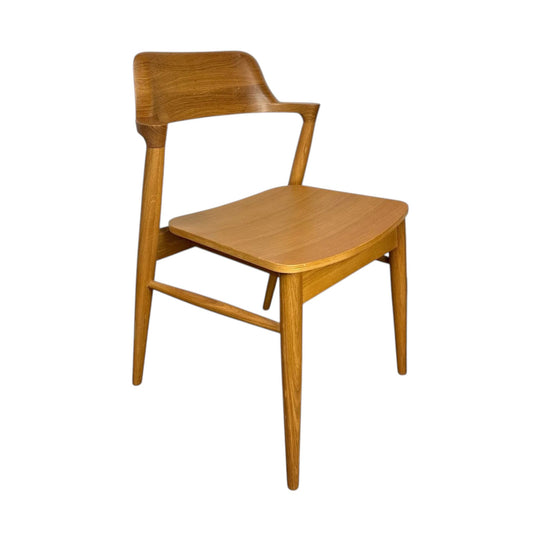 Solid Timber Curved Back Dining Chair