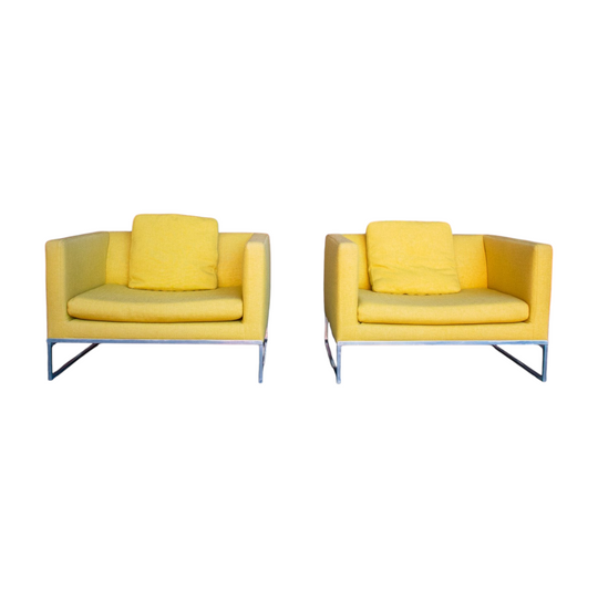 B&B Italia Tight Armchairs (Pair) – Contemporary Seating