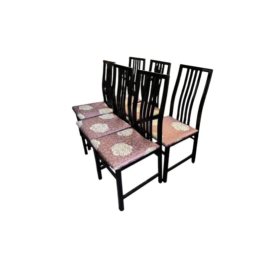 6 vintage chairs strong and firm the seats are clean and nice