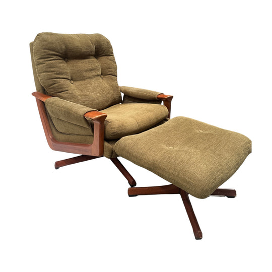 Tessa T2 Swivel Armchair with Footstool