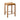 65cm Nadia Ash wood and hand woven rush backless bar stool | Bazaa | Designer, Vintage and Antique Furniture