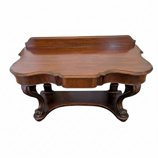 Elegant Antique-Style Mahogany Console / Hall Table