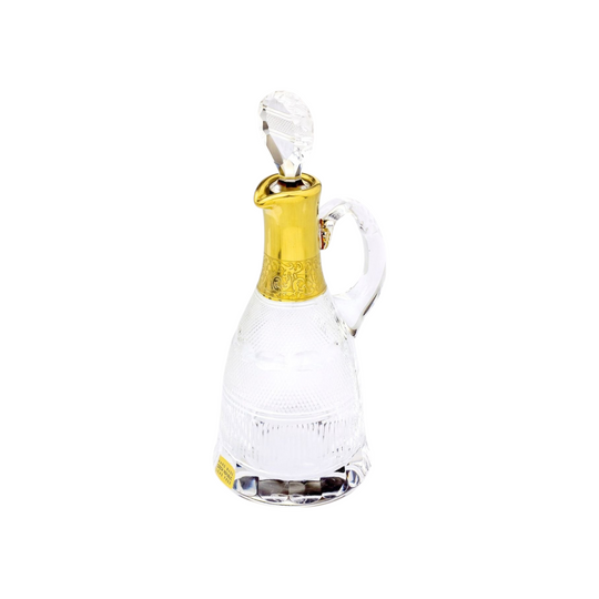 Small Crystal Carafe with Stopper by Moser in the 'Splendid' Pattern