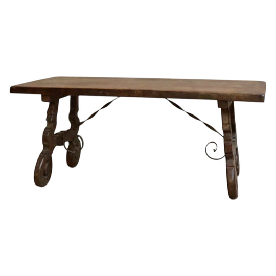 20Th Century Refectory Spanish Coffee Table