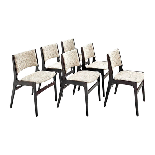 6x Erik Buch 'Model 89' Chairs