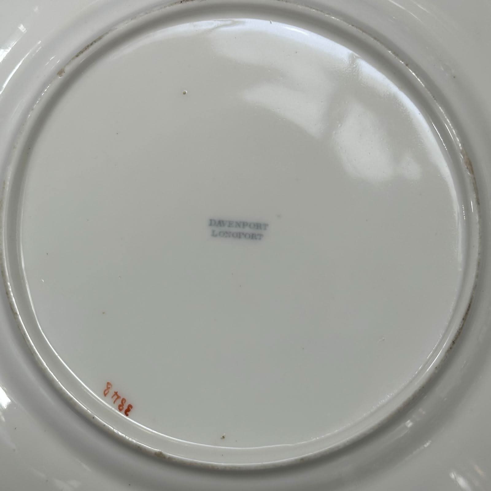 7 pce English Davenport floral set c.1840 | Bazaa | Designer, Vintage and Antique Furniture