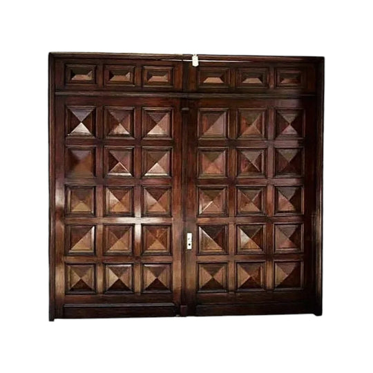 Monumental 'Diamond Beak' Entry Doors