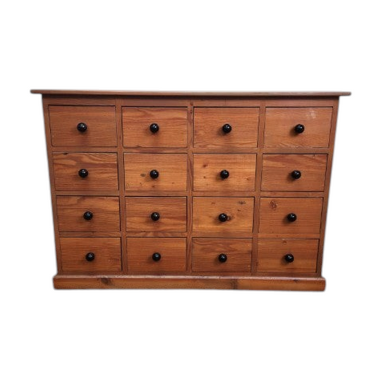 16 Drawer Apothecary Style Chest of Drawers