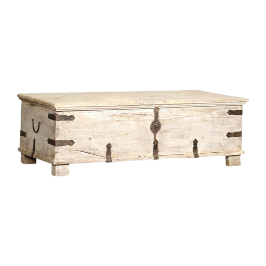 VINTAGE Indian Storage Trunk Coffee Table - Eco Village Collection