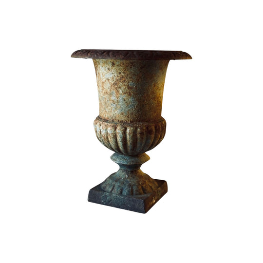 Antique Cast Iron Campana Urn