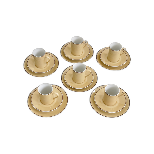 Vintage Kelco Japanese Fine Porcelain Espresso Set - 18 Piece