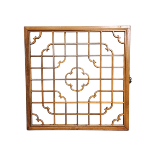 Vintage Elm Chinese Window Frame #2