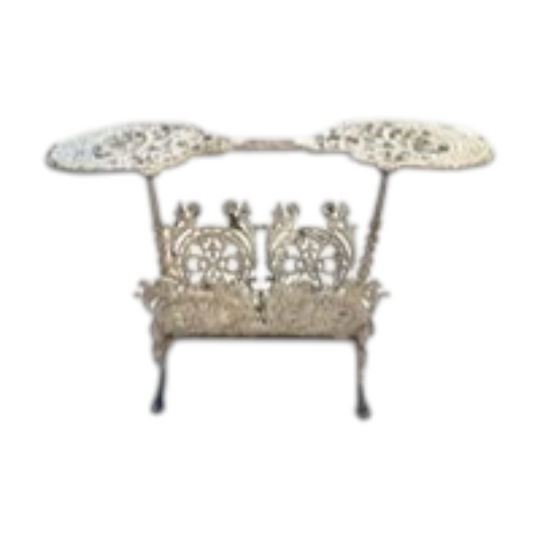 9th century English victorian cast-iron occasional table