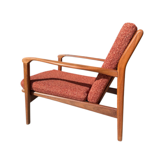 1960S TOOTHILL SOLID AFROMOSIA WENTWORTH ARMCHAIR