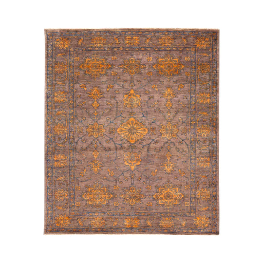 Ornamental Bamyan Field Rug | Handwoven Ghazni Wool