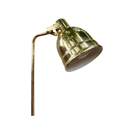 Hollywood Regency brass mid century retro floor lamp